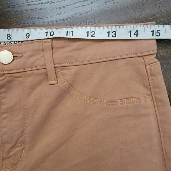 L'agence Margot High Rise Skinny Jenas Womens 29 Camel Cropped Retail $245 - Picture 6 of 8